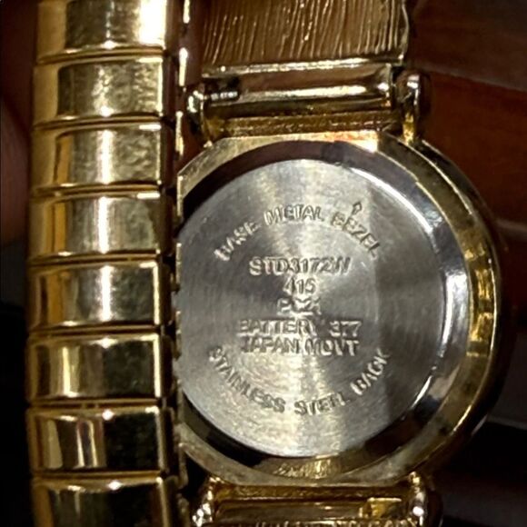 Studio Women's Gold Watch with Crystal Details - Picture 3 of 3